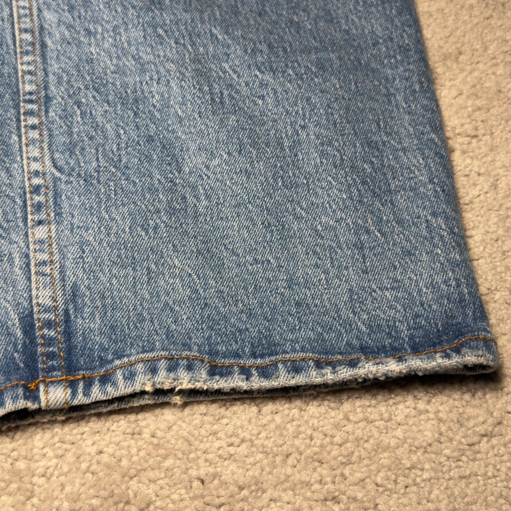Abercrombie & Fitch The Straight Mid Rise Jeans Women's Size 35 / 20S Blue - Picture 10 of 15